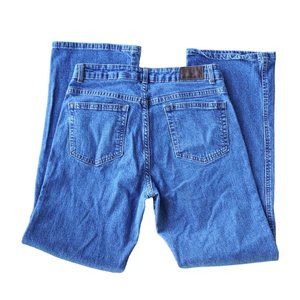 Calvin Klein Size Womens 8 jeans Stretch Slim Boot Cut Double Stone Wash